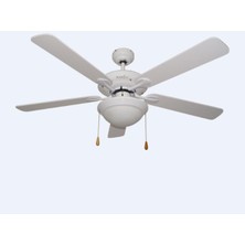 Valor Blackwell 5 Mdf Kanat 132 cm Lambalı Tavan Vantilatörü Beyaz, BLWL3102