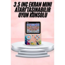 Alka 3.5 Inç Klasik Retro LCD Ekran 500 Oyunlu Oyun Konsolu Taşınabilir