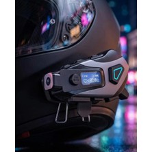 Alka Kask Içi Bluetooth Kulaklık Kamera Özellikli Uzun Pil Ömrü ve Su Geçirmez
