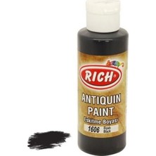 Alka Rich 1606 Siyah 120 ml Eskitme Ahşap Boyası