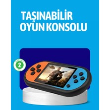 Alka Retro 520 Oyunlu Taşınabilir Konsol Hd Ekran USB Şarjlı