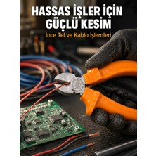 Alka Ergonomik Saplı Hassas Kesim Sunan Dövme Çelik Yan Keski