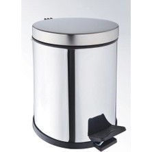 Alka Onno CK-9000-3 Pedallı Paslanmaz Çöp Kovası 3 Lt