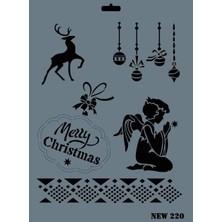 Alka Rich New Seri N-220 Stencil 35X25 cm