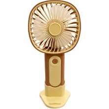 Valor Mini El Fanı USB Şarjlı Type-C Bağlantılı 3 Kademeli Taşınabilir Elektrikli Fan Masaüstü ve El Tipi