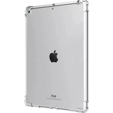 Alka Apple iPad 10.2 (7.nesil) Kılıf Anti Shock Tablet Silikon - Şeffaf