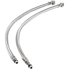 Alka Batarya Flex Hortum 3/8-M10 50 cm Kısa Uç