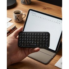 Alka Mini Bluetooth Klavye Kablosuz Taşınabilir Cep Boyutu Klavye