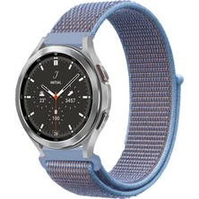 Alka Watch 22MM Hasırlı Cırtcırtlı Kordon - Mavi