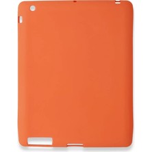 Alka Apple iPad 4 9.7 Kılıf Evo Tablet Silikon - Turuncu