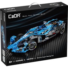 Akıllı Bayi C64004W Cada Electric Racing Super Car Blok Seti 1667 Parça -Vagon Life