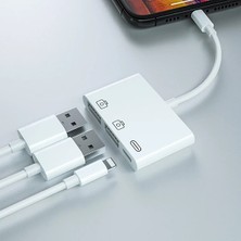 Alka Ally 3in1 Iphone/ipad Lightning To USB Kamera OKUYUCU-(5775)