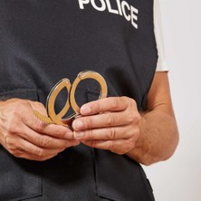 Alka Anahtarlı Oyuncak Metal Kelepçe Polis Kelepçesi