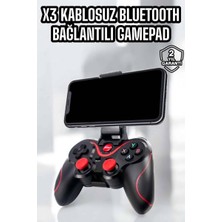 Alka X3 Gamepad Oyun Kolu Bluetooth Bağlantılı Gamestick Android Uyumlu