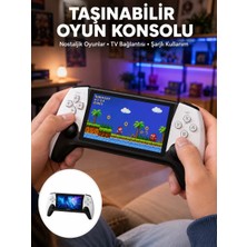 Alka Kompakt ve Hafif Retro Oyun Konsolu 1000 Klasik Oyun Dahil