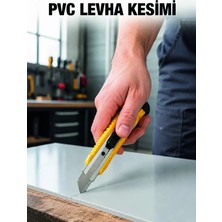 Alka 5’li Profesyonel Metal Falçata Seti Ergonomik Saplı Çok Amaçlı Kesici Maket Bıçağı