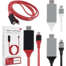 Alka USB 3.1 Type-C Hdtv  Hdmı 4K 30hz UHD Kablo 2M-(5775)