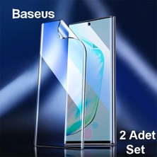 Alka Baseus Sm Galaxy Note 10 Full Ekran Koruyucu 0.15MM 2 Adet Set 0.15MM Full-Screen Curved ANTI-EXPLOS-(5775)