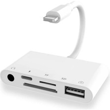 Alka Ally 5in1 Iphone-Ipad Lightning To Audio USB Kamera OKUYUCU-(5775)