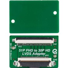 Alka LCD Panel Flexi Repair 51P Fhd To 30P Hd Lvds Adaptor Fhd To Hd For Lg QK0805A