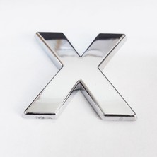 Alka Cemax x Harfi  3,75 cm Krom Yapışkanlı