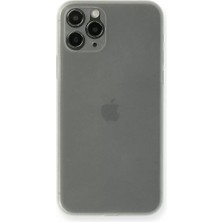 Alka Apple iPhone 11 Pro Kılıf Pp Ultra Ince Kapak - Beyaz