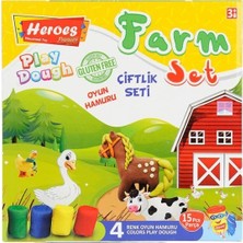 Alka ERN-588 Orta Kutulu Çiftlik Oyun Hamuru Seti  - Eren Oyuncak