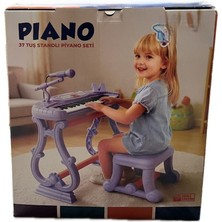 Akıllı Bayi URT033-003 Ayaklı 37 Tuş Piano Org - Lila