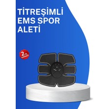 Alka Titreşimli Ems Spor Aleti Karın Kol ve Bacak Kas Yapma Cihazı 2025 Model