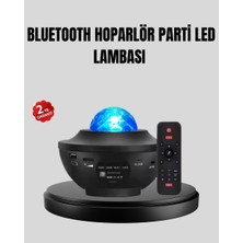 Alka Yıldızlı Projektör Galaxy Efektli Ayarlanabilir Renkli Atmosfer Lambası