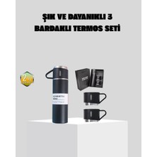 Alka Paslanmaz Çelik 500 ml Termos Seti – 8 Saat Isı Koruma Vakumlu Sızdırmaz ve Taşınabilir