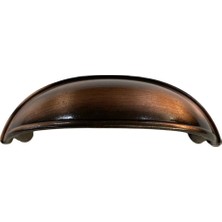 Alka Midye Antik Bakır 64 mm Kulp