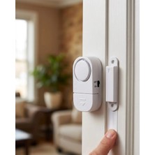 Alka Kapı Alarmı Pencere Sensörü 90 Db Sesli Güvenlik Sistemi Kolay Montajlı