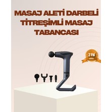 Alka Şarjlı Taşınabilir 3in1 Titreşimli Masaj Aleti Esneme Bantlı