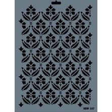 Alka Rich New Seri N-157 Stencil 35X25 cm