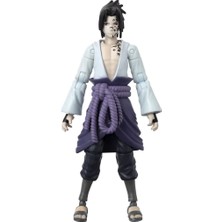 Alka Anime Heroes Naruto Sasuke Uchiha Figür ve Anessiworldesuar Seti 16 cm
