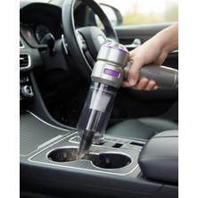 Alka Şarjlı Mini El Süpürgesi Üfleme ve Vakum Özellikli