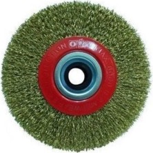 Alka Hawk 10107 Daire Fırça Sarı Telli 175X25 mm
