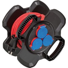 Valor Brennenstuhl Kauçuk Kablo Makarası X-Gum IP44 / Kauçuk Şantiye Için Kablo Makarası (10 M, Dış Mekan