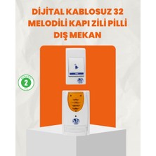 Alka Kablosuz Kapı Zili Ev ve Ofis Için Konforlu Çözüm