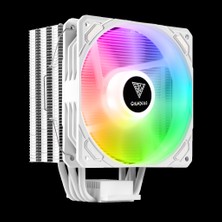 Alka Gamdıas Boreas E1-410 Wh White Edition 120MM Cpu Kule Tipi Hava Soğutma Doğrudan Temas Teknolojisine Sahip 4 Adet Gelişmiş Bakır Isı Borusu (Amd Am4-Am5 ve Intel Tüm Işlemciler ile UYUMLU)(1923)