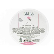 Valor Akita% 100 Doğal Ter Önleyici Ayak Kremi Gül 100ML