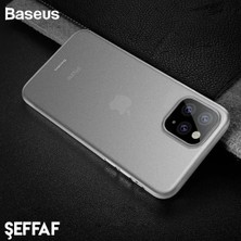 Alka Baseus Wing Case Iphone 11 Pro 5.8  Ultra Ince Lux Mat Şeffaf KILIF-(5775)