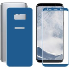 Alka Ally Samsung Galaxy S8 Için Kavisli Full Ön Arka Cam  KORUYUCU-(5775)