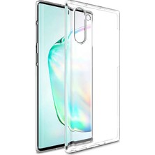 Alka Ally Samsung Galaxy Note 10 Ultra Slim Fit Şeffaf Silikon KILIF-(5775)