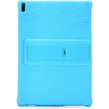 Alka Lenovo Tab E10 TB-X104F Tab 4 10.1 Inch Tablet Standlı Silikon KILIF-(5775)