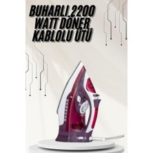 Alka Modern Tasarım 2200W Dayanıklı Buharlı Seramik Kaplama Ütü