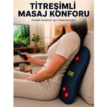 Alka Ergonomik Isıtmalı Bel Masaj Minderi Sırt Destek Minderi
