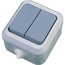Valor Makel Nemliyer IP44 Komütatör, Gri