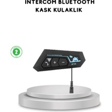 Alka BT22 Kask Bluetooth Kulaklık 5.0 Gürültü Engelleyici ve Eller Serbest Kullanım